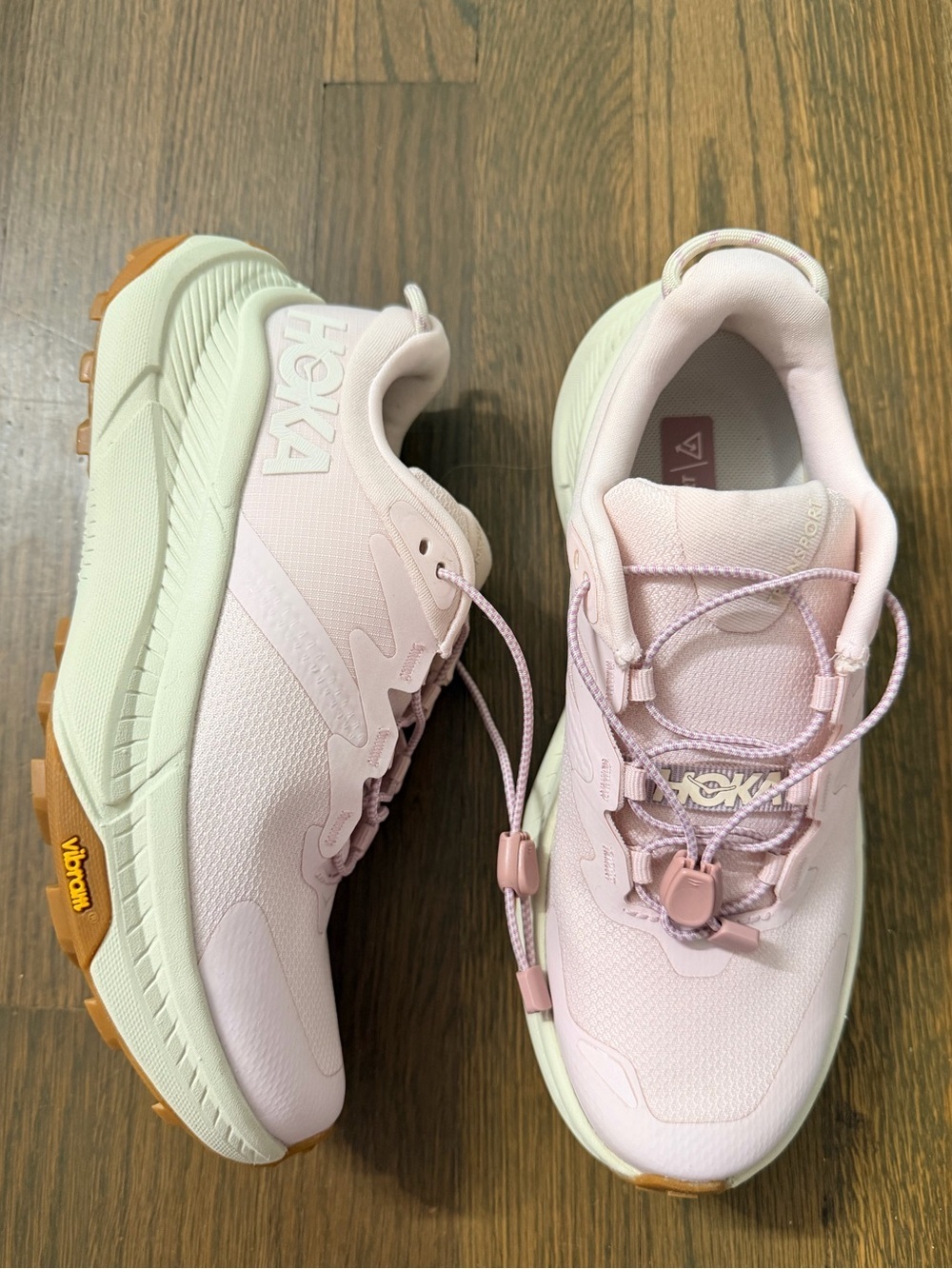 Hoka Transport "Cosmic Pearl" sneakers Women's Light Pink Trail Sneakers 5.5B